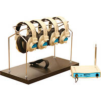 Califone CLS725-4 4-User Wireless Listening System (Blue Frequency, 72.5MHz)