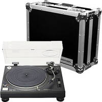 Technics SL-1200MK2 Professional DJ Turntable Kit with Marathon Case (Black)