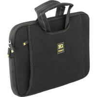Ruggard 13" Ultra Thin Laptop Sleeve with Handles (Black/Yellow)