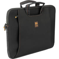 Ruggard 15" Ultra Thin Laptop Sleeve with Handles (Black/Orange)
