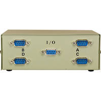 Comprehensive CSWM-DB9-1X2MF DB9/RS-232C Male Data Switch Box