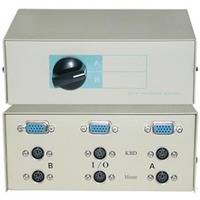 Comprehensive CSWM-HD15/6-1X2 HD15/MiniDIN6 KVM Switch Box