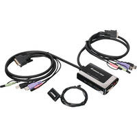 Iogear 2-Port DVI-D KVM Switch with Audio and Mic