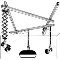 Delta 1 Two Telescope/One Scissor Light Mover System