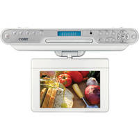 Coby 10" Under-The-Cabinet DVD/CD Player (Silver)