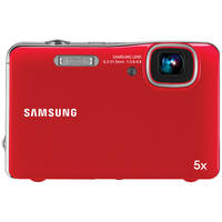 Samsung AQ100 Digital Point and Shoot Camera (Red)