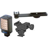 Bescor LED-25 25W LED On-Camera Light w/Sony Shoe Mount