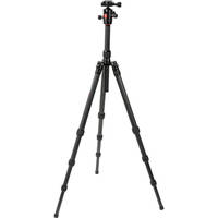 Oben CT-3410 4-Section Carbon Fiber Folding Tripod with BB-0T Ball Head