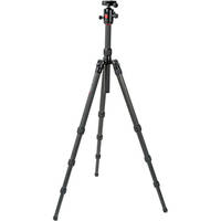 Oben CT-3420 4-Section Carbon Fiber Folding Tripod with BB-1T Ball Head