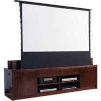 Elite CFTE84H-C Raptor Tensioned Motorized Floor Rising Front Projection Screen (41.2 x 73.2",120V)