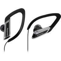 Panasonic RP-HS200 Stereo In-Ear Clip-On Headphones (Black)