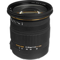 Sigma 17-50mm f/2.8 EX DC OS HSM Zoom Lens for Canon DSLRs with APS-C Sensors