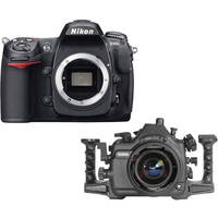 Aquatica Underwater Housing w/ Double Nikonos Bulkheads Kit with Nikon D300s Digital Camera