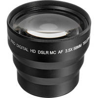 Bower VLB3558 3.5x Telephoto Lens (58mm Thread, Black)