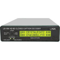 Link Electronics LEI-599 HD SD Caption Decoder