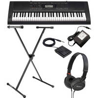 Casio CTK-3000 - 61 Key Portable Keyboard Value Bundle