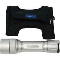 Bigblue CF-250 Focusable LED Dive Light (Silver, Goodman-glove)