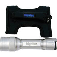 Bigblue CF-250 Focusable LED Dive Light (Silver, Pouch)