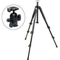 Manfrotto 055XB Tripod Legs Kit w/ 498RC2 Midi Ball Head & 200PL-14 QR Plate