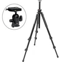 Manfrotto 055XPROB Tripod Legs Kit (Black) /w 498RC4 Midi Ball Head & 410PL QR Plate