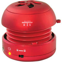 Pyle Home Bass Expanding Rechargeable Mini Speaker (Red)