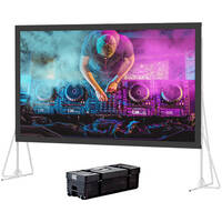 Da-Lite 99794 Heavy Duty Fast-Fold Deluxe Projection Screen (8'6" x 14'4")