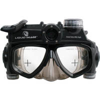 Liquid Image Wide Angle Scuba Series HD 720p 5 MP Camera Mask (Large Size)