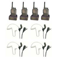 Eartec MC 4000 4-User Simplex Wireless Communication System (SST Headsets)