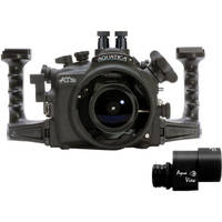 Aquatica Underwater Housing for Canon T2i/550D W/Dual Nikonos Connectors