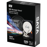 Western Digital 320GB WD Scorpio Black SATA 2.5" Hard Drive