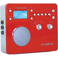 Tivoli SongBook AM/FM Travel Radio (High Gloss Red)