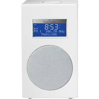 Tivoli Model 10 Clock Radio -Designer Collection (Frost White / SIiver)