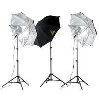 Photoflex First Studio Three Light Portrait Kit (120V AC)