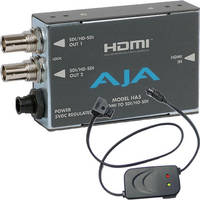 AJA HDMI to HD/SD-SDI Converter with P-Tap Adapter Cable