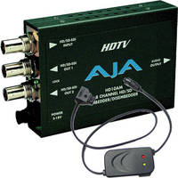 AJA HD/SD 8-Ch AES Audio Embedder/Disembedder with P-Tap Adapter Cable