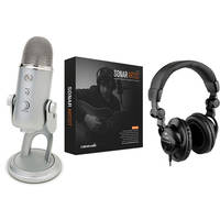 Blue Yeti USB Microphone Kit with Headphones and Software