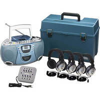 Hamilton Buhl HMC/CD385/4HA31 4-User Portable Boombox Listening Center