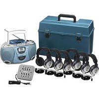 Hamilton Buhl HMC/CD385/6HA31 6-User Portable Boombox Listening Center