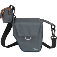 Lowepro Compact Courier 70 Shoulder Bag (Gray with Arctic Blue Piping)
