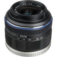 Olympus M. Zuiko Digital ED 14-42mm f/3.5-5.6 II Micro 4/3 Lens (Black)