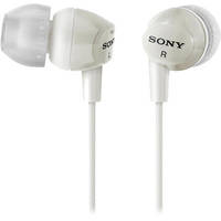 Sony DR-EX12iP In-Ear Stereo Headphones with Mic and Remote (White)