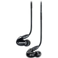 Shure SE315 Sound-Isolating In-Ear Stereo Earphones (Black)