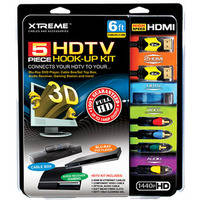Xtreme Cables Xtreme Cable 5 Piece HDTV 1.4 Hook-Up Kit