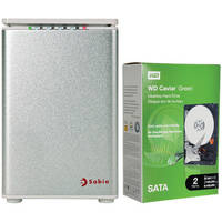 Sabio 8TB DM4 4-Bay RAID Enclosure Kit with 4x 2TB Western Digital Caviar Green Hard Drives