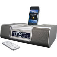 iHome iA9 App-Enhanced Dual Alarm Clock Radio for iPhone/iPod (Silver)