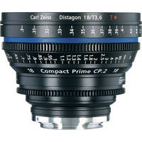 Zeiss Compact Prime CP.2 18mm f /3.6 T Canon EF Mount Lens