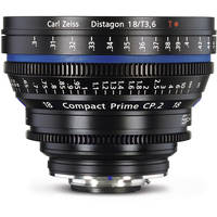 Zeiss Compact Prime CP.2 18mm f/3.6 T MFT Mount Lens