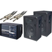 Yamaha EMX-512SC Powered Mixer and Speaker Bundle