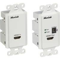 MuxLab 500401-WP-US HDMI Econo Plus Wall Plate Extender Kit (US)