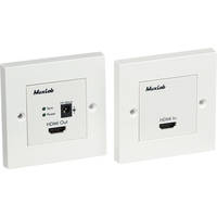 MuxLab 500401-WP-UK HDMI Econo Plus Wall Plate Extender Kit (UK)